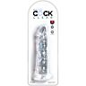 Realistisk Dildo King Cock Clear 19,7 cm Gennemsigtig