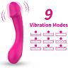 Fuchsia G-Punkt Dildo Vibrator i Silikone