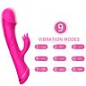Oplev ARMONY Rabbit Dildo Vibrator i Fuchsia