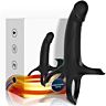 ARMONY Dildo med ring og vibrator i sort