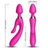 Vibrator ARMONY MASSAGERS Rabbit med 18 vibrationsindstillinger