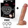 Strap-On Cyber Silicock Oliver 19 cm med 3 Ringe
