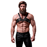 FETISH SUBMISSIVE ATTITUDE Eco-Læder Brystsele
