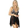 Babydoll SUBBLIME L/XL med Tulle og Blonde Detaljer