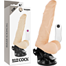 Realistisk vibrator BASECOCK 21 cm med fjernbetjening