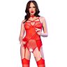 Crotchless Bodysuit CHILIROSE CR 4879 med Netpaneler