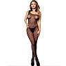 Sublime One Shoulder Bodystocking med Diamanter