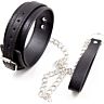 Bondage Collar Ohmama Fetish Snake Pattern with Leash