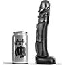 ALL BLACK Realistisk Dildo 22 cm