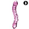 Dildo ICICLES N. 55 Glas Massager til G-punkt Stimulation