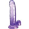 Realistisk Penis King Cock Clear 15,2 cm med Kugler