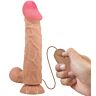 Realistisk dildo med glidende hud og fjernbetjening Pretty Love Sliding Skin