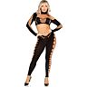 Crop Top og Leggings Sæt Leg Avenue Seamless Cut-Out