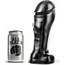 All Black Dildo 22 cm med Bred Spids