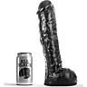 ALL BLACK DONG 29cm Tykkelse Dildo