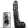 Dildo All Black 20cm Semi-Realisme Design