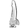 King Cock Clear Dildo 15,2 cm med Testikler