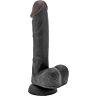 Realistisk Dildo fra S Pleasures - Don Jon Black 16,5 cm