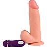 Vibrator SHEQU Adam Dildo med Fjernbetjening 21cm