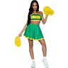 Cheerleader Kostume Leg Avenue med Pom Poms