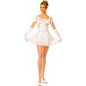 Ballerina Kostume Kjole fra Music Legs S/M