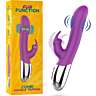 Vibrator FUN FUNCTION COMBI DOUBLE TAPPING med dobbelt motor