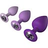Anal Plug Sæt FANTASY FOR HER - VIOLET 3 størrelser