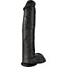 Dildo KING COCK 38 CM med testikler