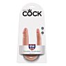 Dildo KING COCK U-formet lille 12,7 cm