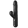 Sonix Silikone Thruster Rabbit Vibrator i Sort
