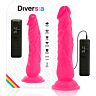 Diversia 21 cm Fleksibel Vibrerende Dildo med Fjernbetjening