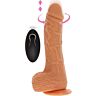 Vibrerende Dildo Get Real Up&Down med Rotationsfunktion