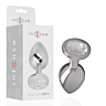 Anal Plug INTENSE Aluminium Metal med Diamant