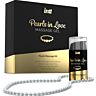 Massage Kit INTT Pearls In Love med Silikone Gel og Halskæde