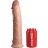 Realistisk Dildo KING COCK Elite 28 cm - Dobbelt densitet Silikone