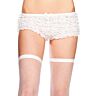 Trusser Leg Avenue Blonde Ruffle Tanga Kort Med Volanger