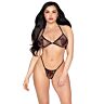 Top og g-streng Leg Avenue 86147 med rhinsten