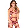 Lingerisæt LEG AVENUE SETS 89362 rød onesize