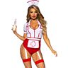 Sygeplejerskekostume LEG AVENUE COSTUMES rød/hvid S