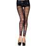 Leggings Music Legs med Loddrette Striber i Semi-Transparent Lycra