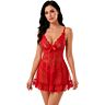 Babydoll LIVCO CORSETTI Nuit Set T-Shirt + Rød Trusse