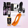 Premiumsæt til par med vibrerende ring og fingervibrator