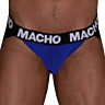 Jockstrap MACHO UNDERWEAR MX28AZ med dobbelt støtte