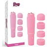 Mini Vibrator GLOSSY Kurt med Udskiftelige Hoveder