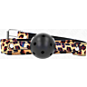 Ball Gag KINK Leopard 4.5 cm - Åndbar Design for Komfort