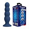 Anal Plug MR PLAY med metal kugler og sugekop