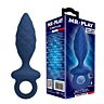 Anal Plug MR PLAY Blå med tekstureret overflade