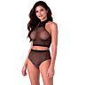 Bodystocking PASSION WOMAN BS116 med rhinestones