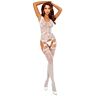 Bodystocking PASSION BS120 med blomsterdesign