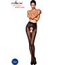 PASSION TIOPEN 006 Sorte 3/4 Tights til kvinder